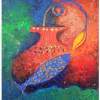 Utpatti III - Acrylic On Canvas Paintings - By Arunima Kapoor, Symbolic Expressionism Painting Artist